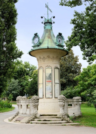 Columna meteorològica amb sostre de coure. Viena